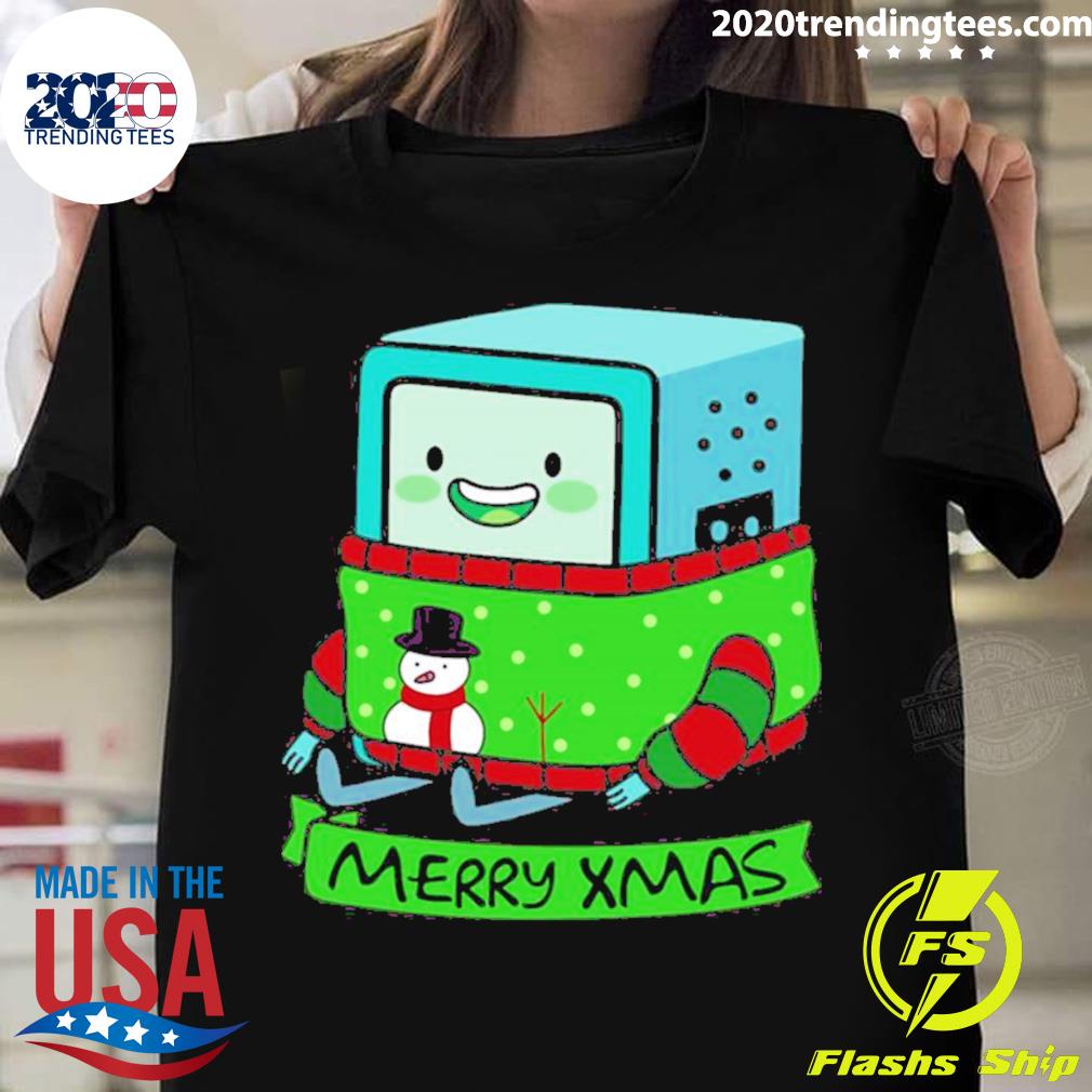 Official bmo Xmas Christmas - Adult & Kids T-Shirts, Sweatshirts & Hoodies apparel design preview 1