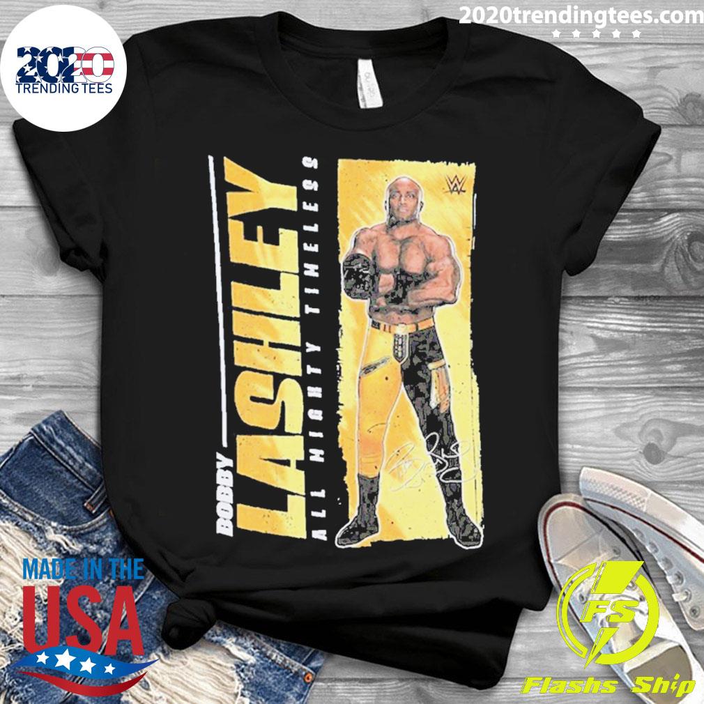 Official bobby Lashley Black All Mighty Timeless - Adult & Kids T-Shirts, Sweatshirts & Hoodies apparel design preview 3