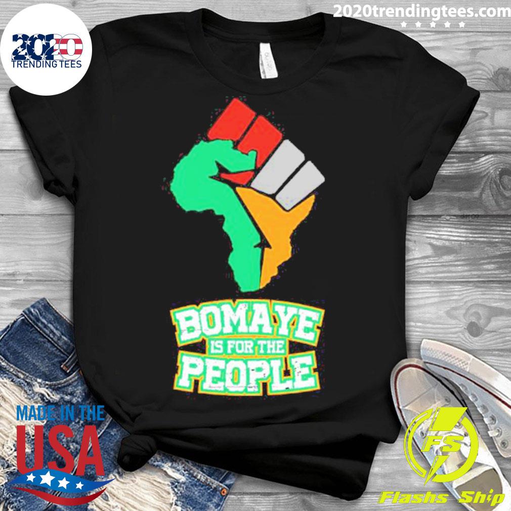 Official bomaye Is For The People - Adult & Kids T-Shirts, Sweatshirts & Hoodies apparel design preview 3