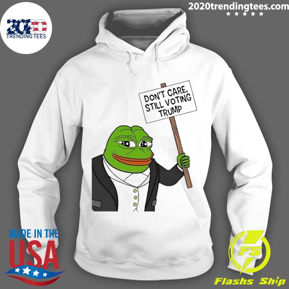 Official booba Toad Don't Care Still Voting Trump - Adult & Kids T-Shirts, Sweatshirts & Hoodies apparel design preview 2