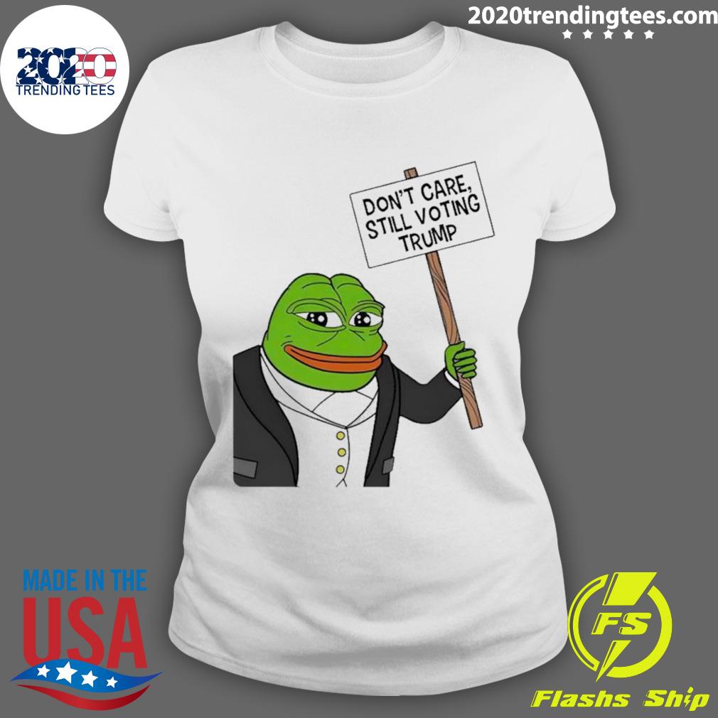 Official booba Toad Don't Care Still Voting Trump - Adult & Kids T-Shirts, Sweatshirts & Hoodies apparel design preview 3