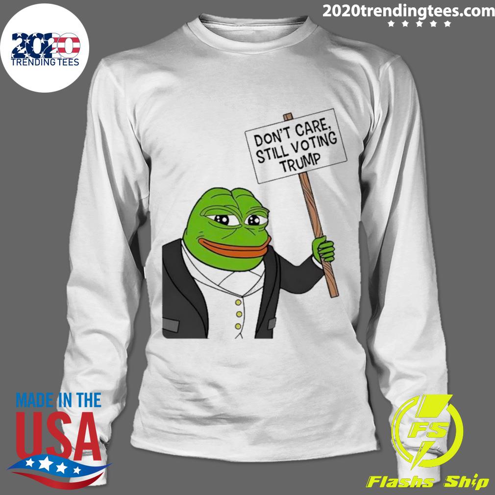 Official booba Toad Don't Care Still Voting Trump - Adult & Kids T-Shirts, Sweatshirts & Hoodies apparel design preview 4