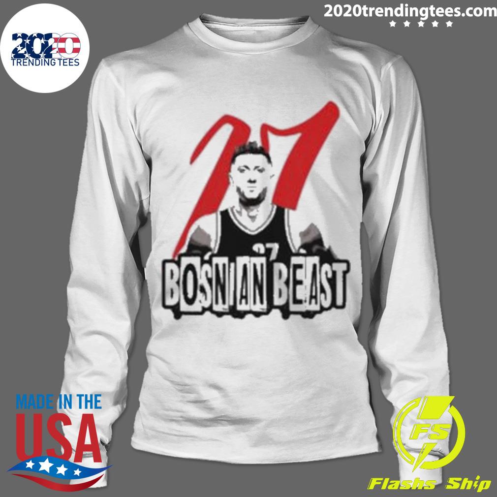 Official bosnian Beast Basketball 27 - Adult & Kids T-Shirts, Sweatshirts & Hoodies apparel design preview 4