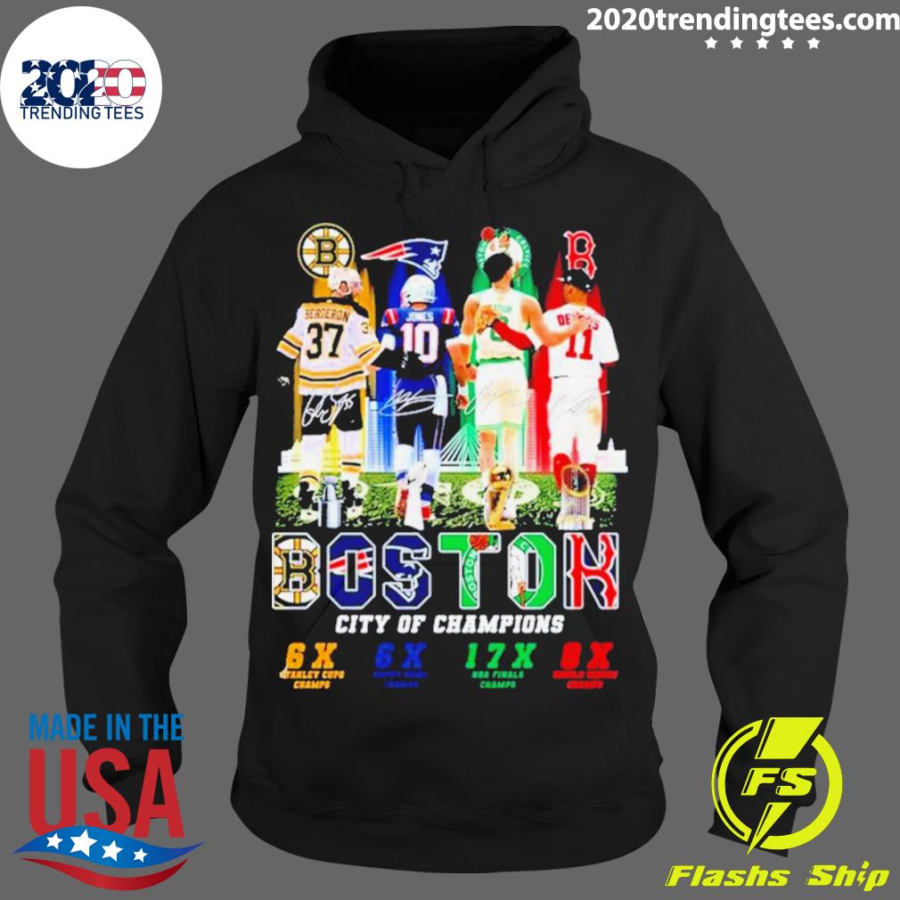 Official boston Skyline Sports Teams Players City Of - Adult & Kids T-Shirts, Sweatshirts & Hoodies apparel design preview 2