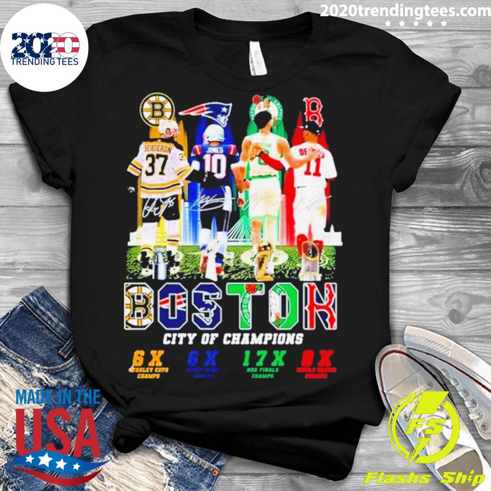 Official boston Skyline Sports Teams Players City Of - Adult & Kids T-Shirts, Sweatshirts & Hoodies apparel design preview 3
