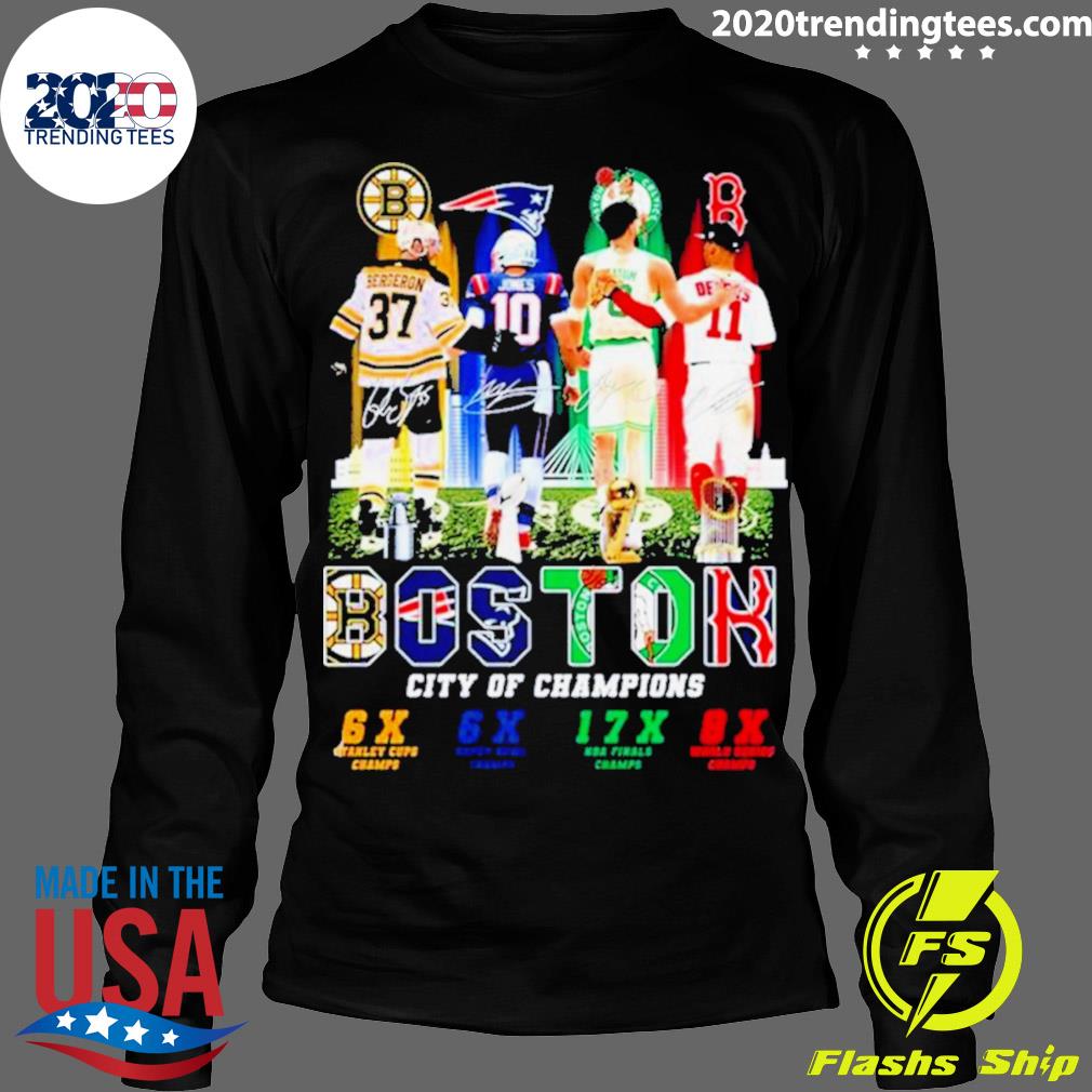 Official boston Skyline Sports Teams Players City Of - Adult & Kids T-Shirts, Sweatshirts & Hoodies apparel design preview 4
