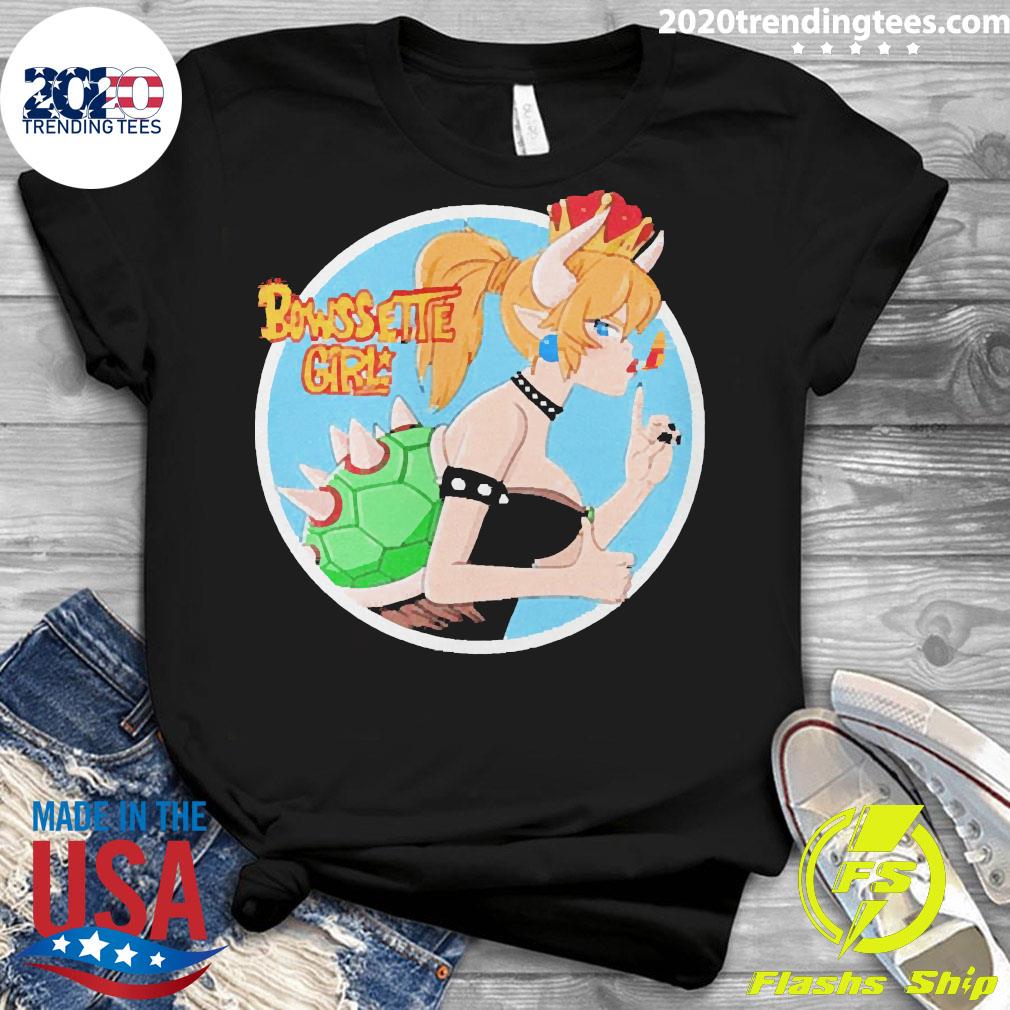 Official Bowsette Girl - Adult & Kids T-Shirts, Sweatshirts & Hoodies apparel design preview 3