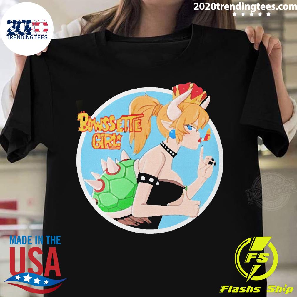 Official Bowsette Girl - Adult & Kids T-Shirts, Sweatshirts & Hoodies apparel design preview 1