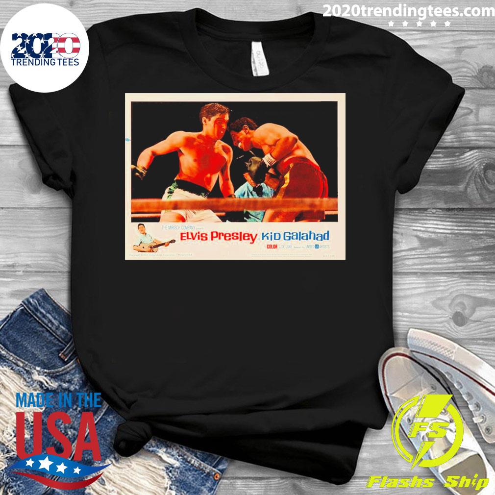Official boxing Drama Film Elvis Presley Vs Kid - Adult & Kids T-Shirts, Sweatshirts & Hoodies apparel design preview 3