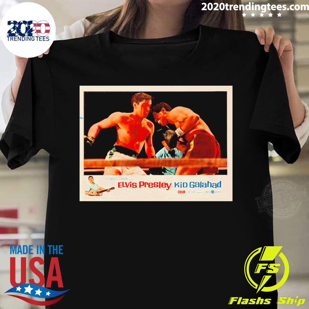 Official boxing Drama Film Elvis Presley Vs Kid - Adult & Kids T-Shirts, Sweatshirts & Hoodies apparel design preview 1