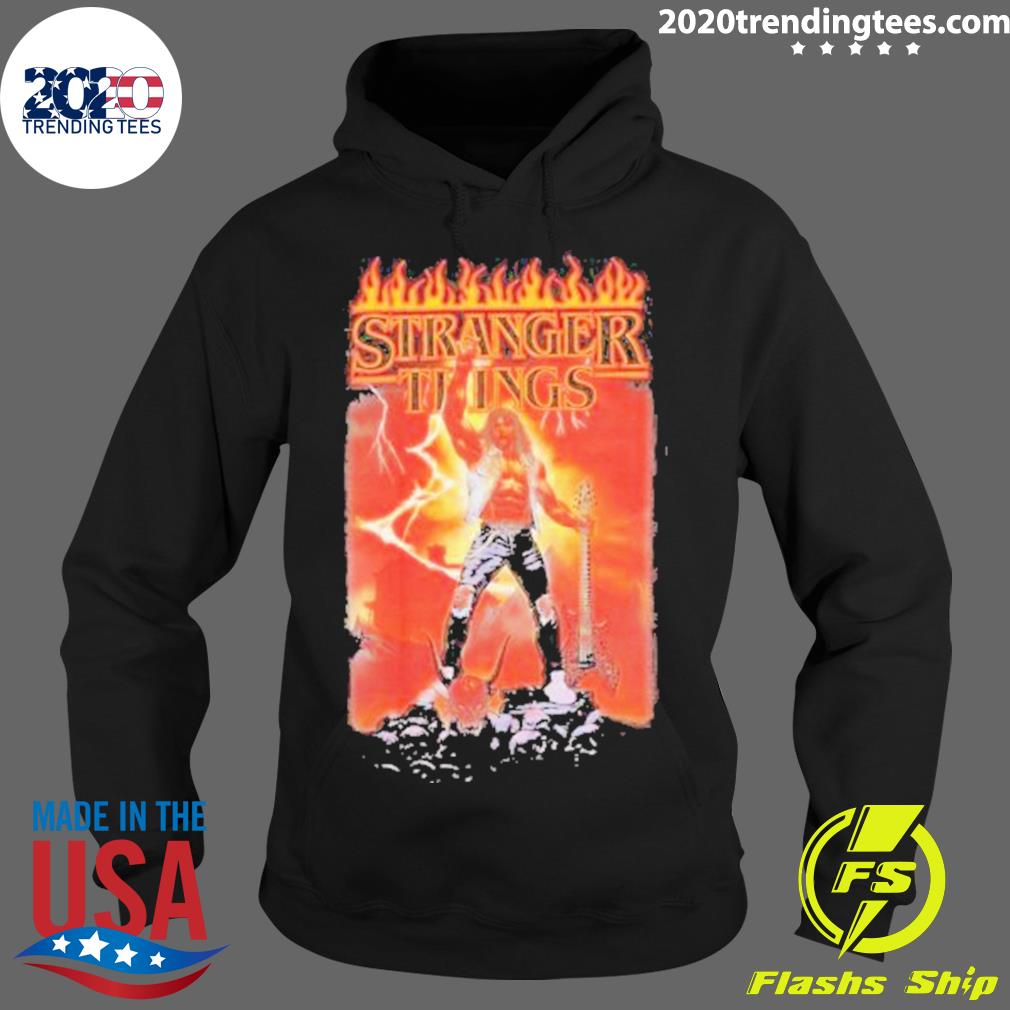 Official boxlunch Merch Stranger Things Eddie Devil - Adult & Kids T-Shirts, Sweatshirts & Hoodies apparel design preview 2