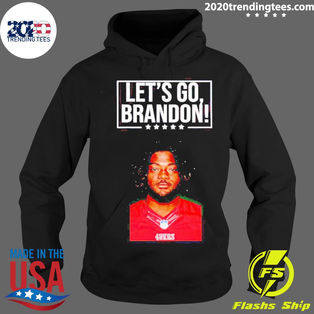 Official brandon Aiyuk Let's Go - Adult & Kids T-Shirts, Sweatshirts & Hoodies apparel design preview 2