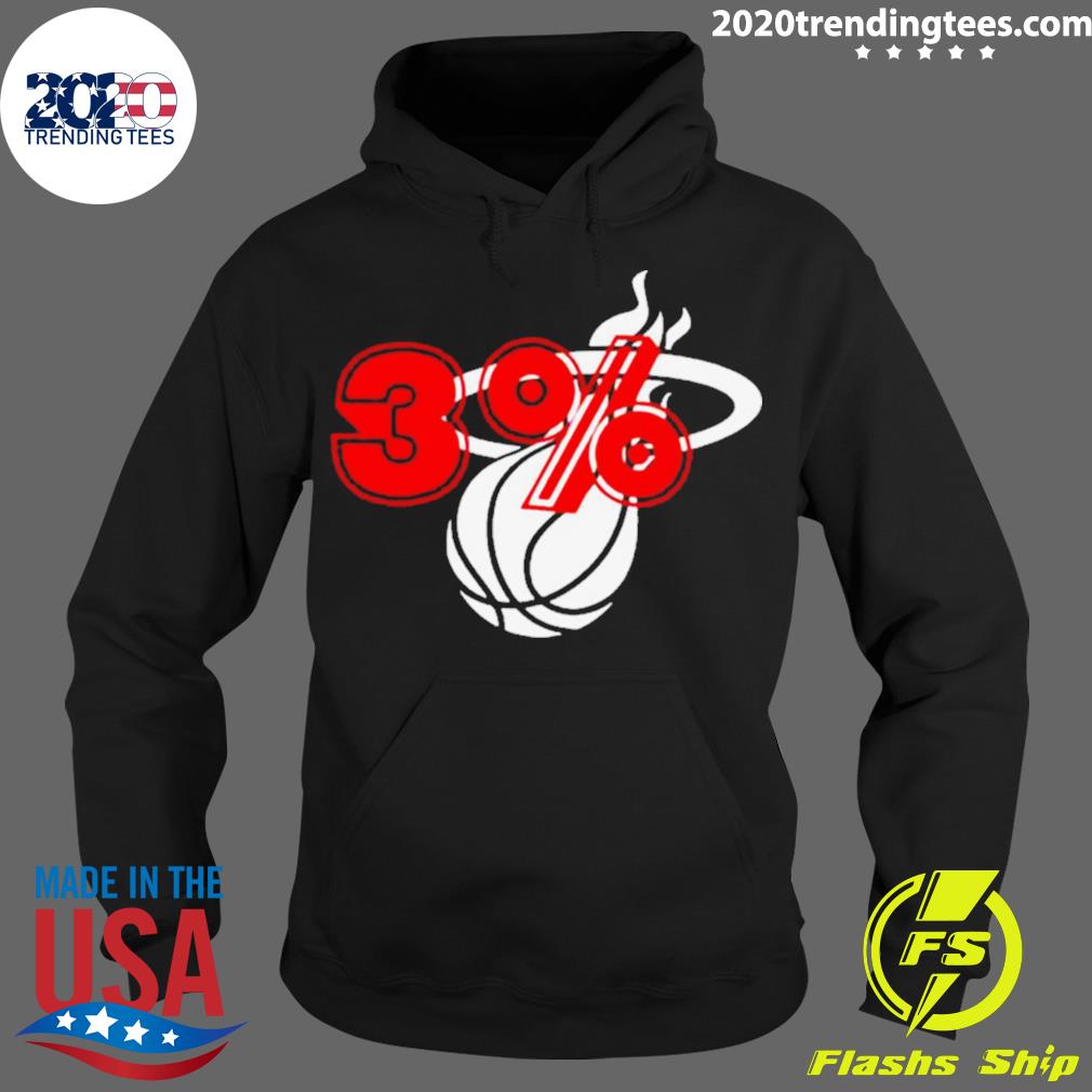 Official brendan Tobin 3% Miami Heat - Adult & Kids T-Shirts, Sweatshirts & Hoodies apparel design preview 2