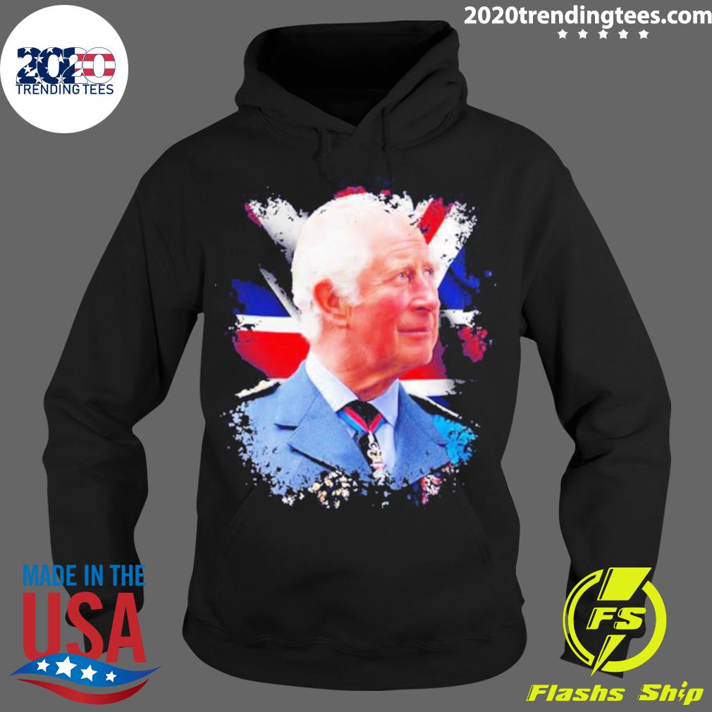 Official britain King Charles III England Flag - Adult & Kids T-Shirts, Sweatshirts & Hoodies apparel design preview 2