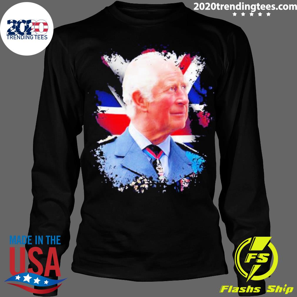 Official britain King Charles III England Flag - Adult & Kids T-Shirts, Sweatshirts & Hoodies apparel design preview 4