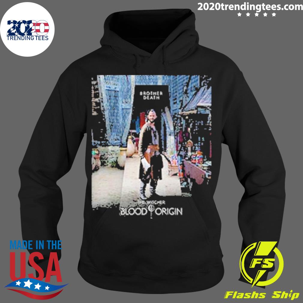 Official brother Death In The Witcher Blood Origin - Adult & Kids T-Shirts, Sweatshirts & Hoodies apparel design preview 2