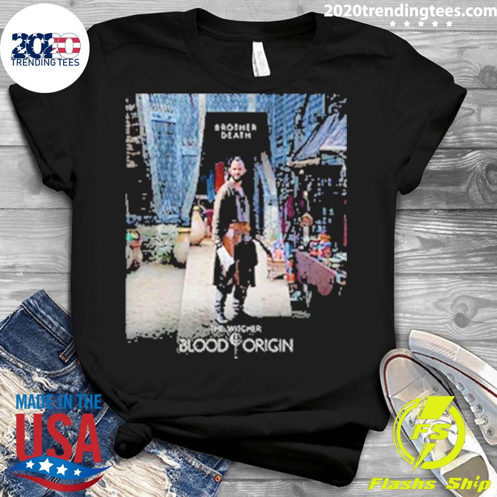 Official brother Death In The Witcher Blood Origin - Adult & Kids T-Shirts, Sweatshirts & Hoodies apparel design preview 3