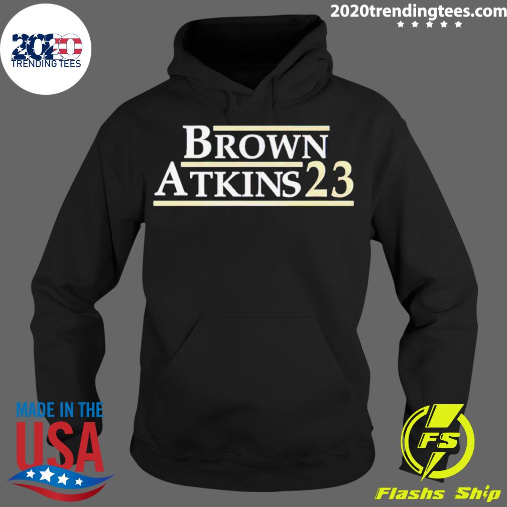 Official brown Atkins 23 - Adult & Kids T-Shirts, Sweatshirts & Hoodies apparel design preview 2
