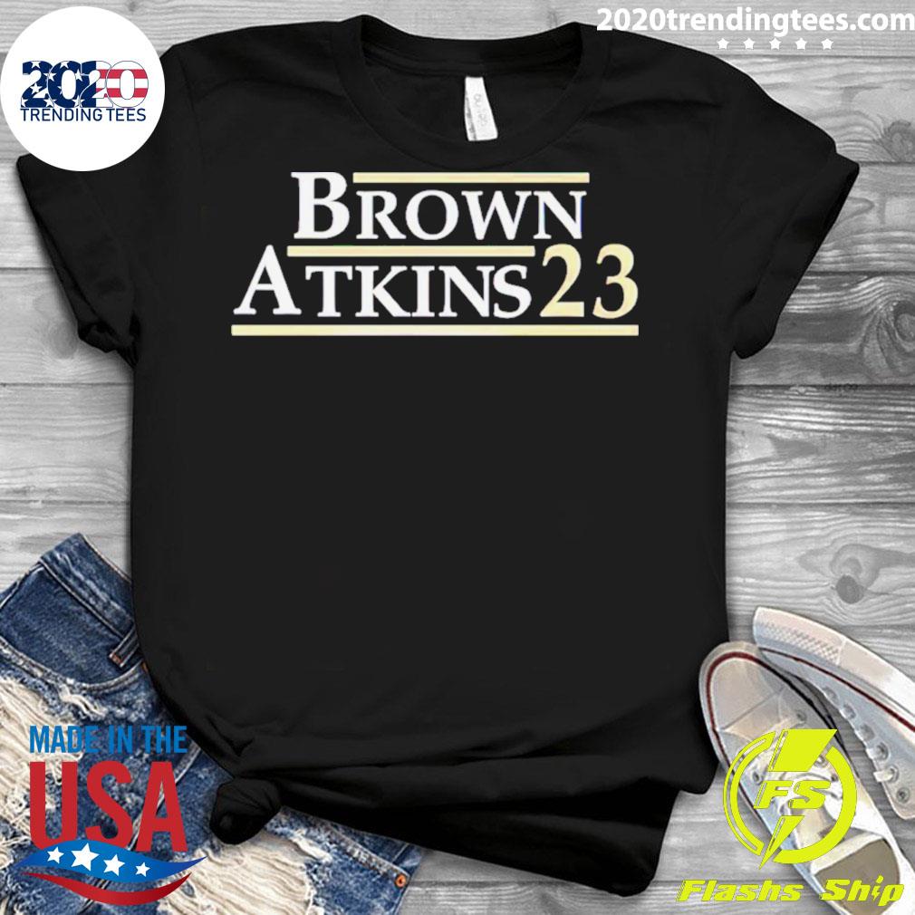 Official brown Atkins 23 - Adult & Kids T-Shirts, Sweatshirts & Hoodies apparel design preview 3