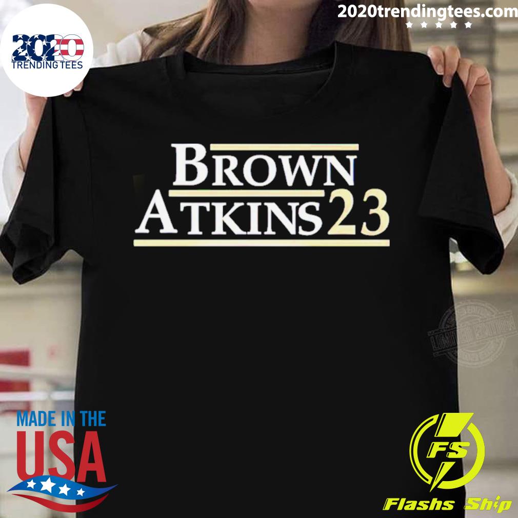 Official brown Atkins 23 - Adult & Kids T-Shirts, Sweatshirts & Hoodies apparel design preview 1