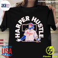 Official bryce Harper Hustle Philadelphia - Adult & Kids T-Shirts, Sweatshirts & Hoodies apparel design preview 1