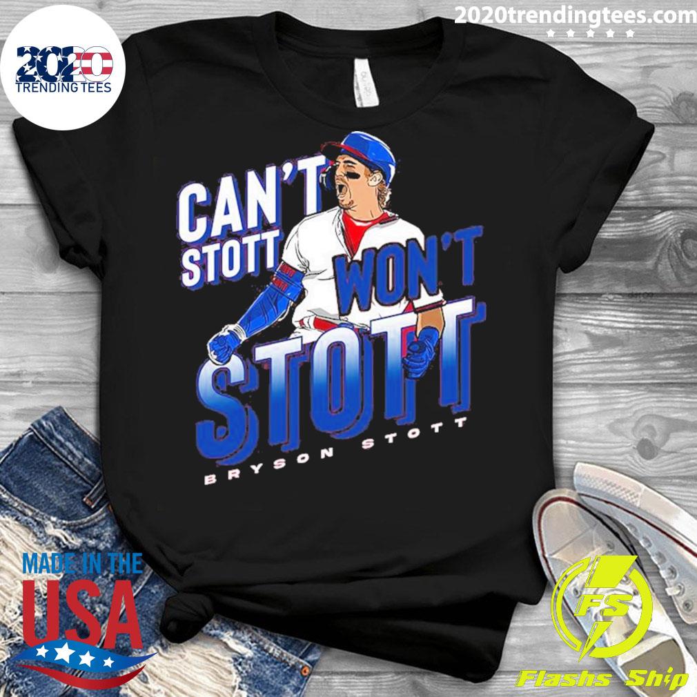 Official bryson Stott Can't Stop, Won't - Adult & Kids T-Shirts, Sweatshirts & Hoodies apparel design preview 3