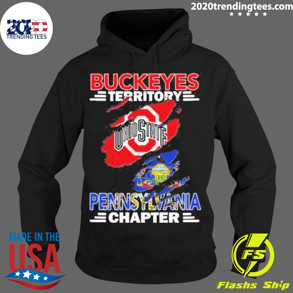 Official buckeyes Territory Pennsylvania Chapter - Adult & Kids T-Shirts, Sweatshirts & Hoodies apparel design preview 2