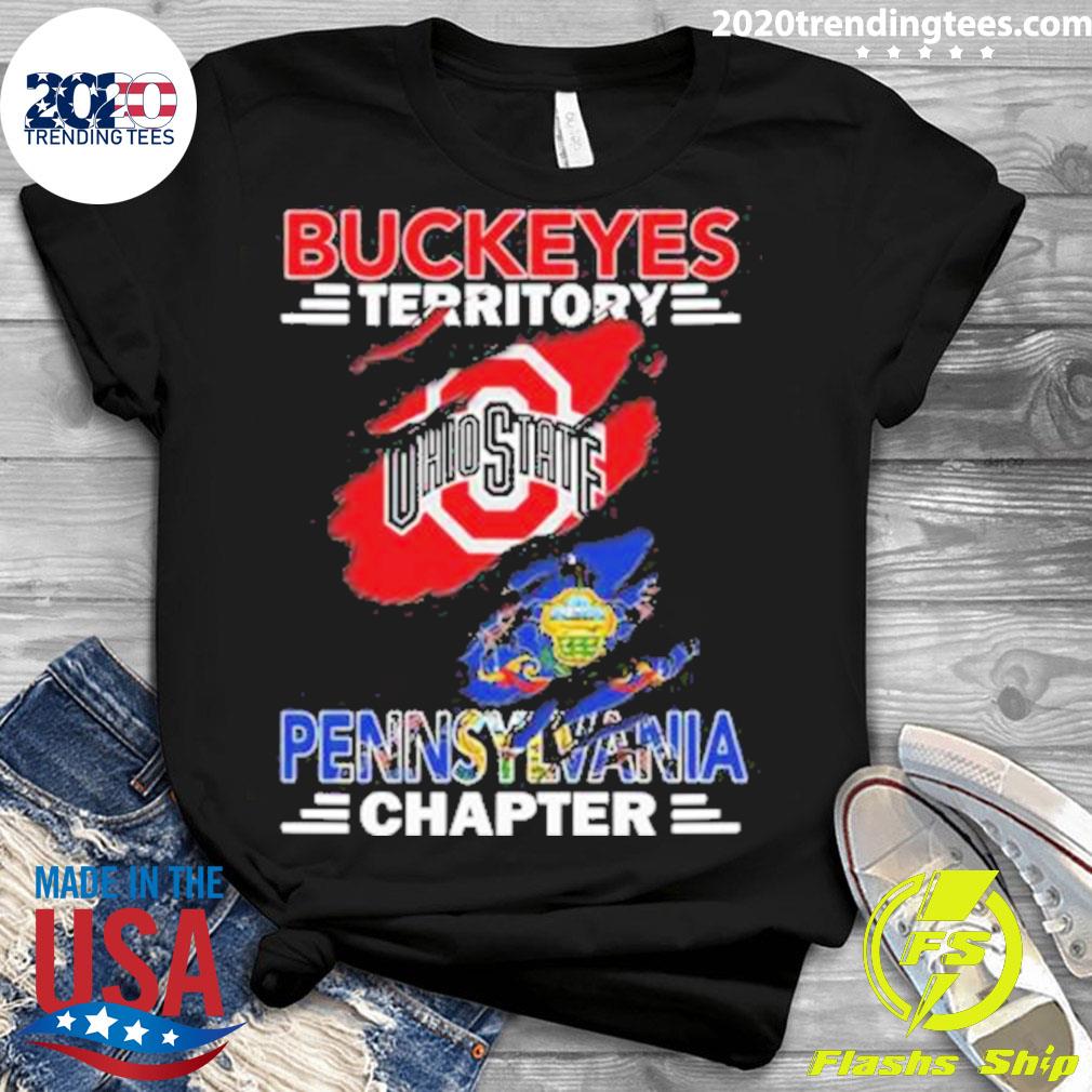 Official buckeyes Territory Pennsylvania Chapter - Adult & Kids T-Shirts, Sweatshirts & Hoodies apparel design preview 3