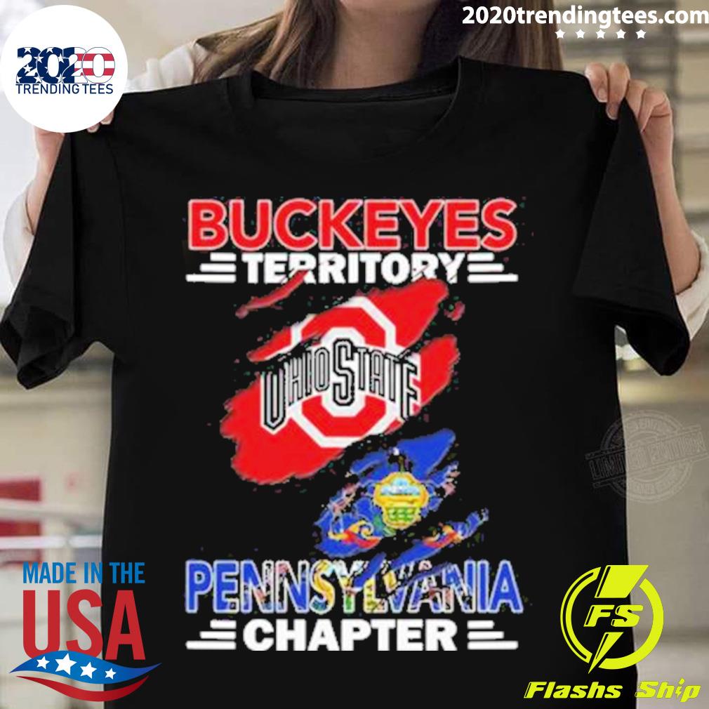 Official buckeyes Territory Pennsylvania Chapter - Adult & Kids T-Shirts, Sweatshirts & Hoodies apparel design preview 1