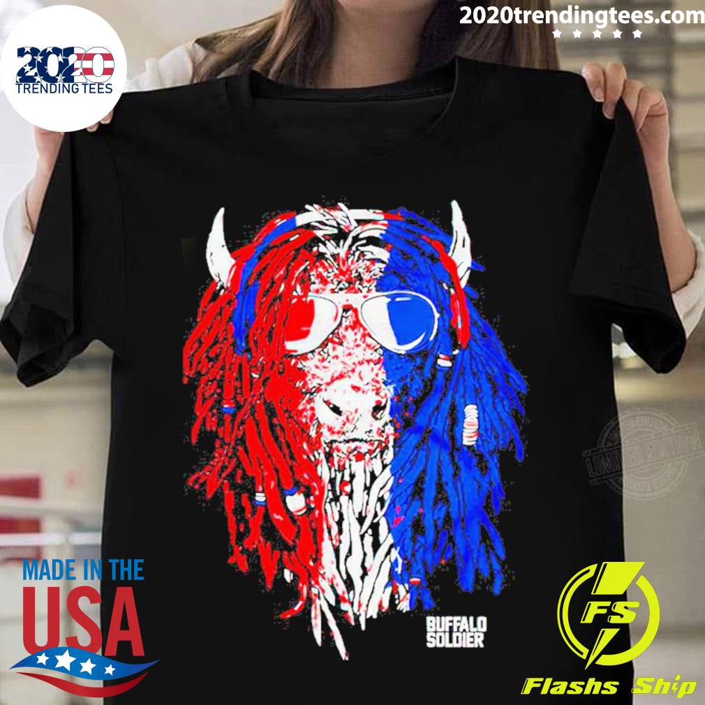 Official buffalo Soldier Funny - Adult & Kids T-Shirts, Sweatshirts & Hoodies apparel design preview 1