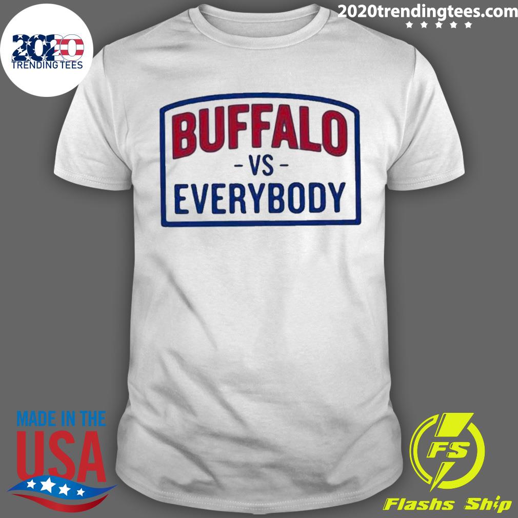 Official buffalo Vs Everybody 2023 - Adult & Kids T-Shirts, Sweatshirts & Hoodies apparel design preview 1