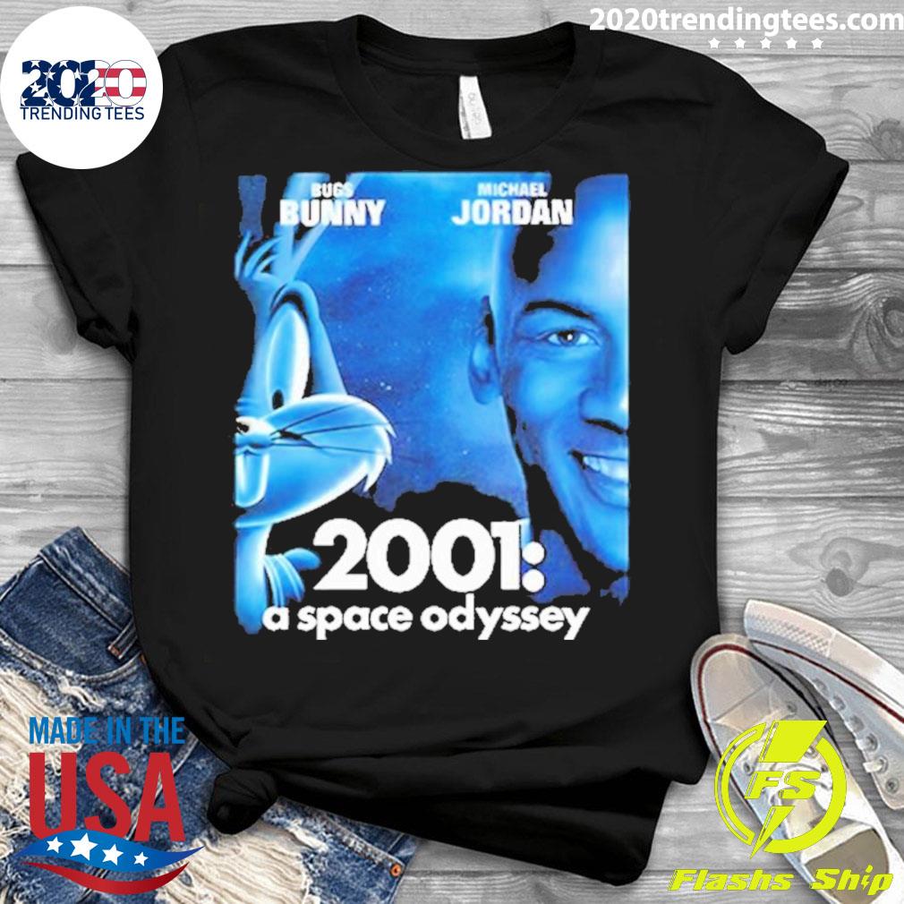 Official bugs Bunny Michael Jordan 2001 A Space - Adult & Kids T-Shirts, Sweatshirts & Hoodies apparel design preview 3