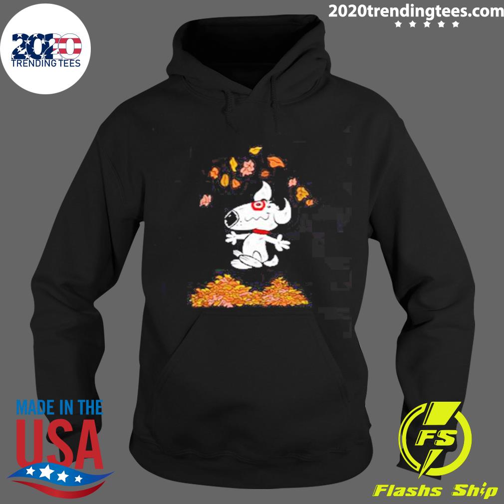 Official bullseye Playing With Leaves Halloween - Adult & Kids T-Shirts, Sweatshirts & Hoodies apparel design preview 2