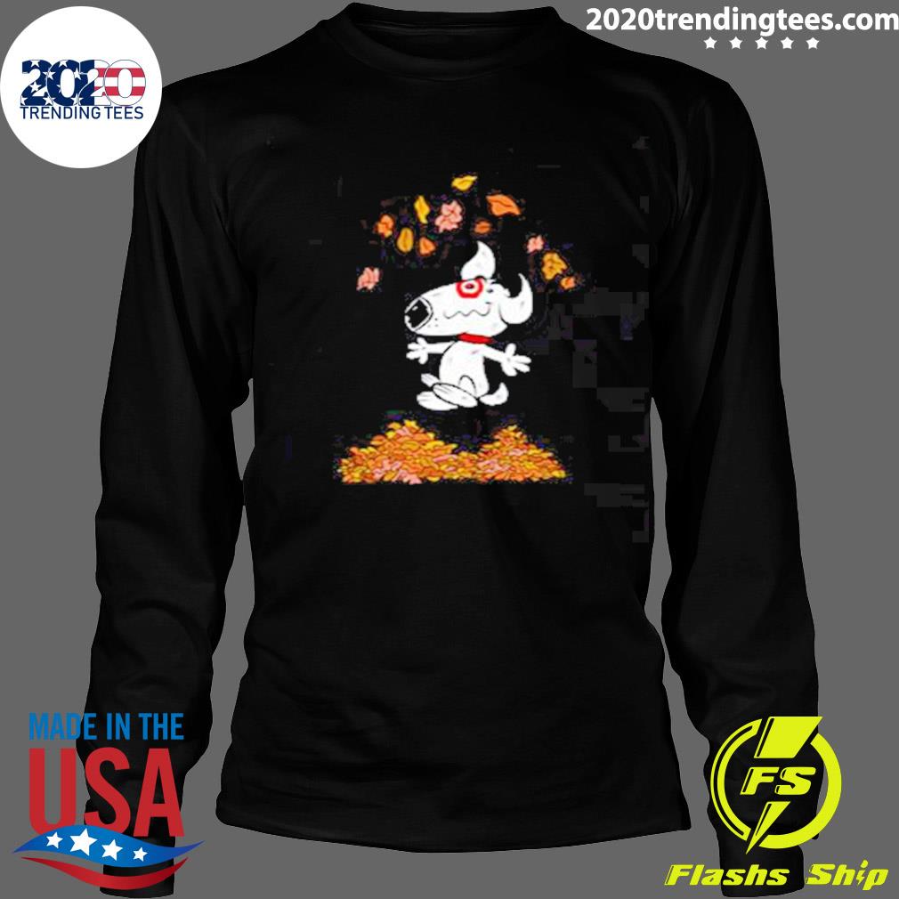 Official bullseye Playing With Leaves Halloween - Adult & Kids T-Shirts, Sweatshirts & Hoodies apparel design preview 4