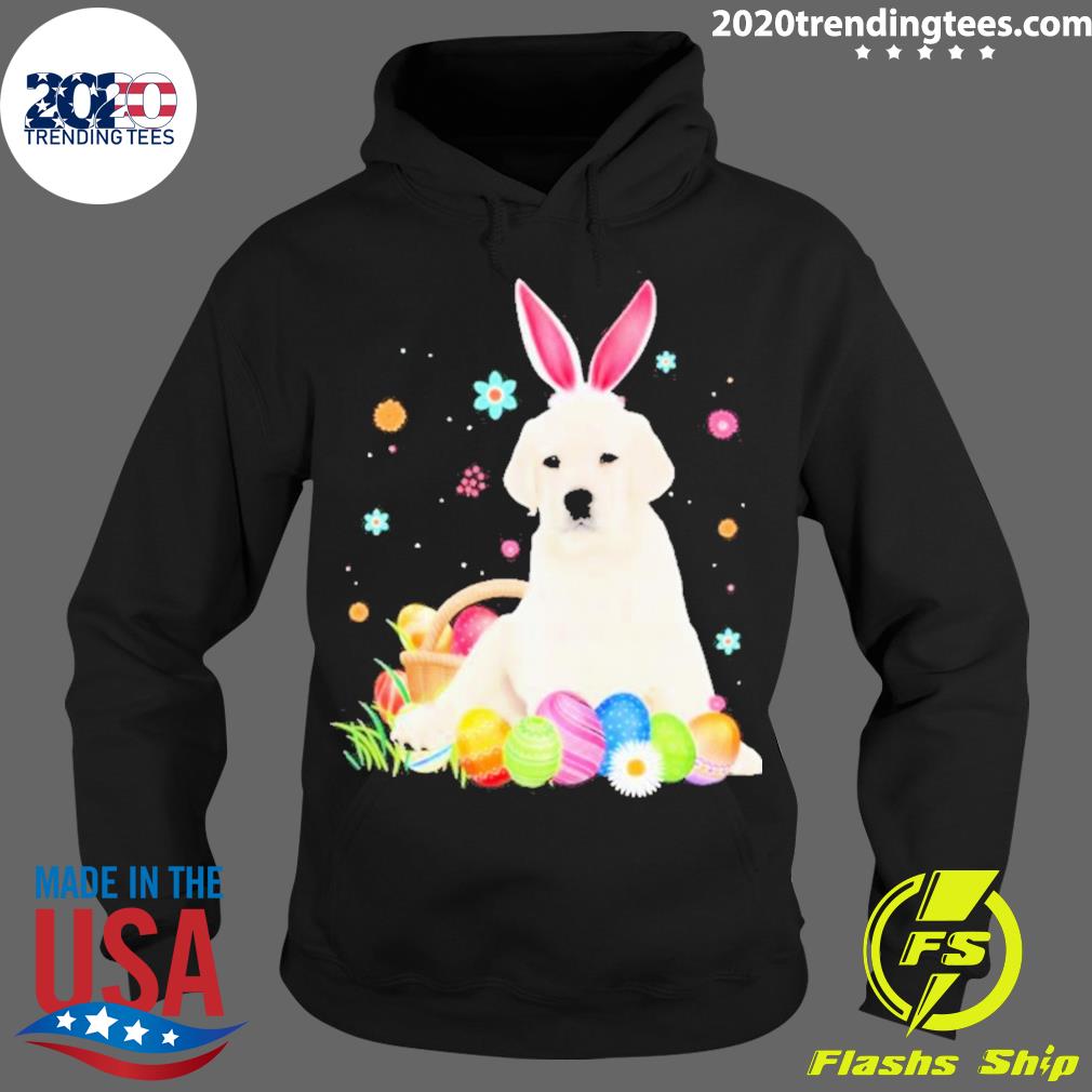 Official bunny Egg White Labrador Happy Eas - Adult & Kids T-Shirts, Sweatshirts & Hoodies apparel design preview 2