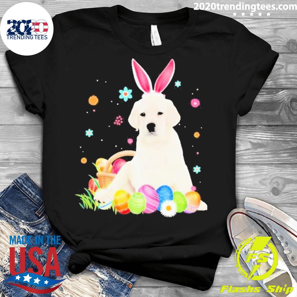 Official bunny Egg White Labrador Happy Eas - Adult & Kids T-Shirts, Sweatshirts & Hoodies apparel design preview 3
