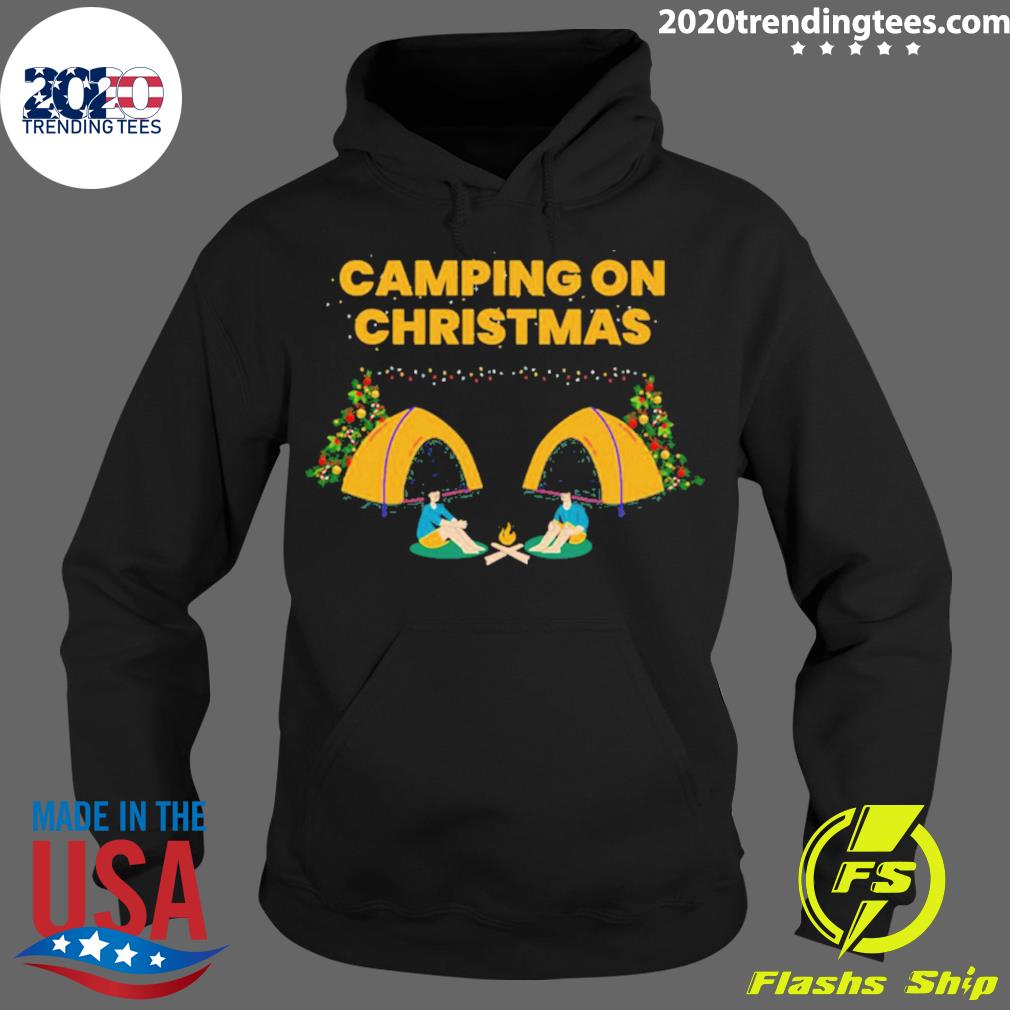 Official camping On Christmas - Adult & Kids T-Shirts, Sweatshirts & Hoodies apparel design preview 2