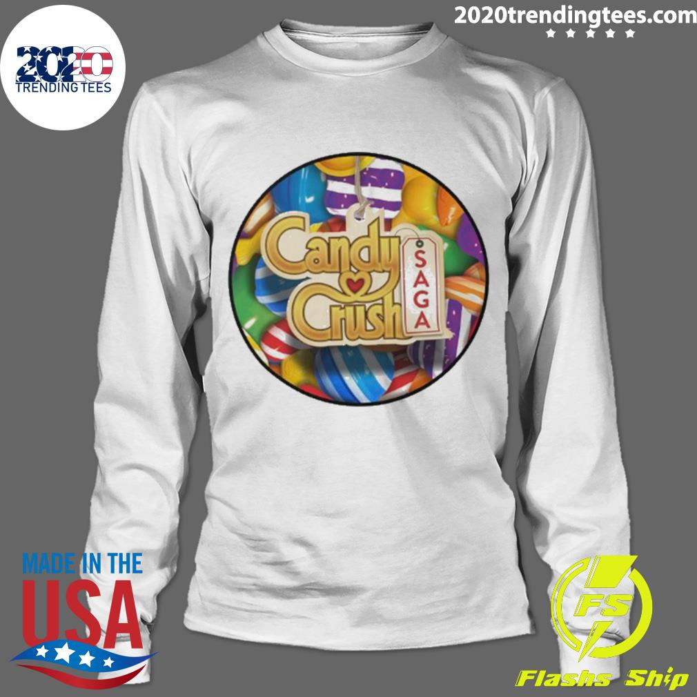 Official candy Crush Logo - Adult & Kids T-Shirts, Sweatshirts & Hoodies apparel design preview 4