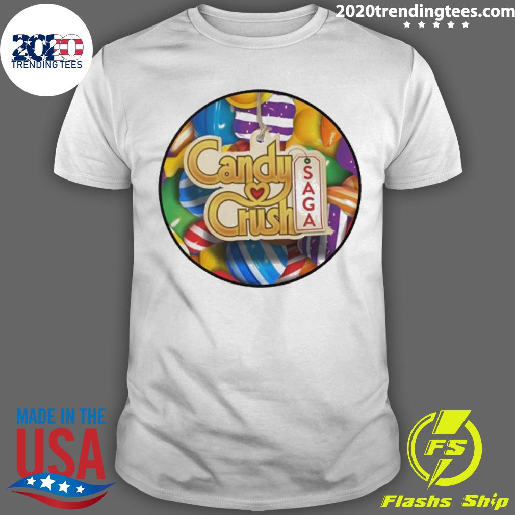 Official candy Crush Logo - Adult & Kids T-Shirts, Sweatshirts & Hoodies apparel design preview 1