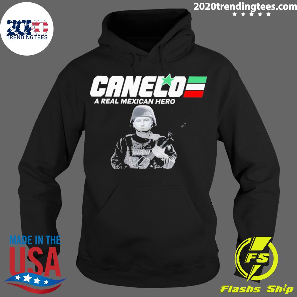 Official caneld A Real Mexican Hero Marina - Adult & Kids T-Shirts, Sweatshirts & Hoodies apparel design preview 2