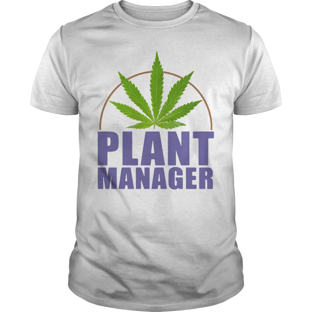 Official Cannabis Plant Manager - Adult & Kids T-Shirts, Sweatshirts & Hoodies apparel design preview 1