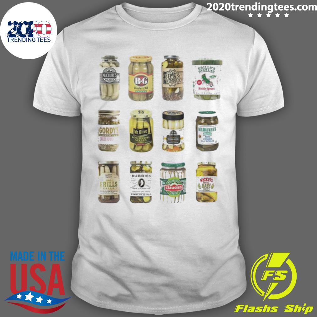 Official canned Pickles Pickle Lovers - Adult & Kids T-Shirts, Sweatshirts & Hoodies apparel design preview 1