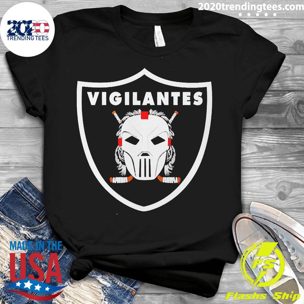 Official Casey Jones Vigilantes Raiders - Adult & Kids T-Shirts, Sweatshirts & Hoodies apparel design preview 3