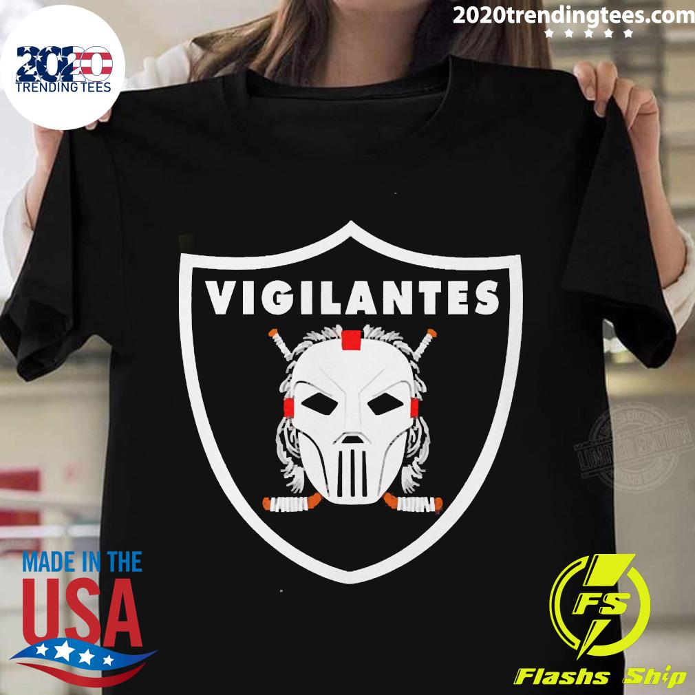 Official Casey Jones Vigilantes Raiders - Adult & Kids T-Shirts, Sweatshirts & Hoodies apparel design preview 1