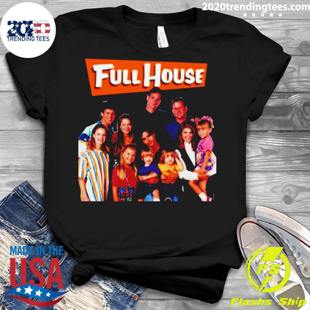 Official cast Characters Fuller House - Adult & Kids T-Shirts, Sweatshirts & Hoodies apparel design preview 3
