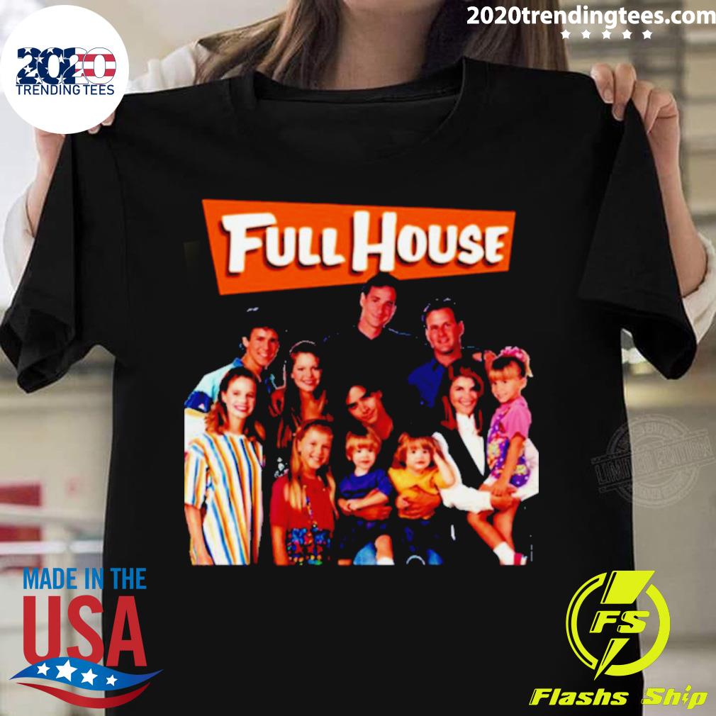 Official cast Characters Fuller House - Adult & Kids T-Shirts, Sweatshirts & Hoodies apparel design preview 1