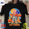 Official cat lovely cattoween Halloween - Adult & Kids T-Shirts, Sweatshirts & Hoodies apparel design preview 1
