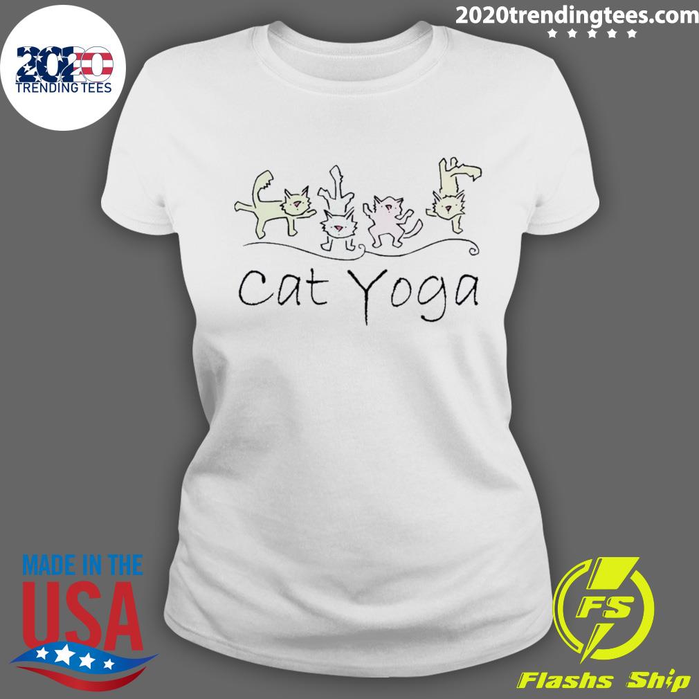 Official cat Yoga - Adult & Kids T-Shirts, Sweatshirts & Hoodies apparel design preview 3