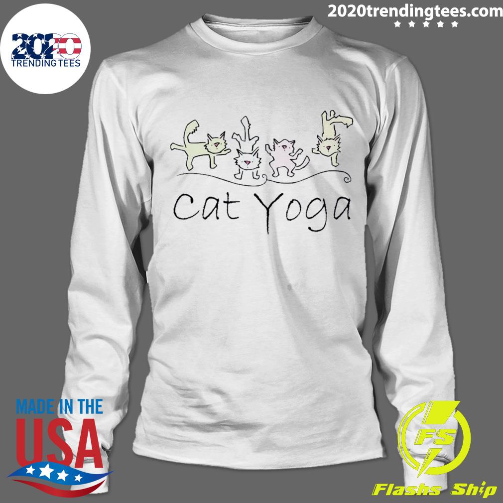 Official cat Yoga - Adult & Kids T-Shirts, Sweatshirts & Hoodies apparel design preview 4