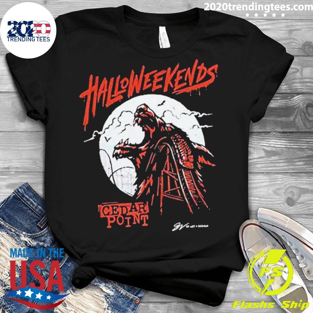 Official cedar Point Halloweekends Werewolf - Adult & Kids T-Shirts, Sweatshirts & Hoodies apparel design preview 3